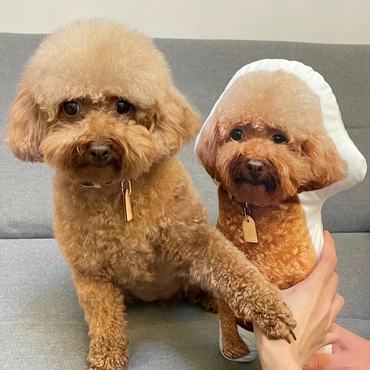 Cojines personalizables con formas de animales y plantas, adornados con  cojines de felpa 3D realistas son decorativos