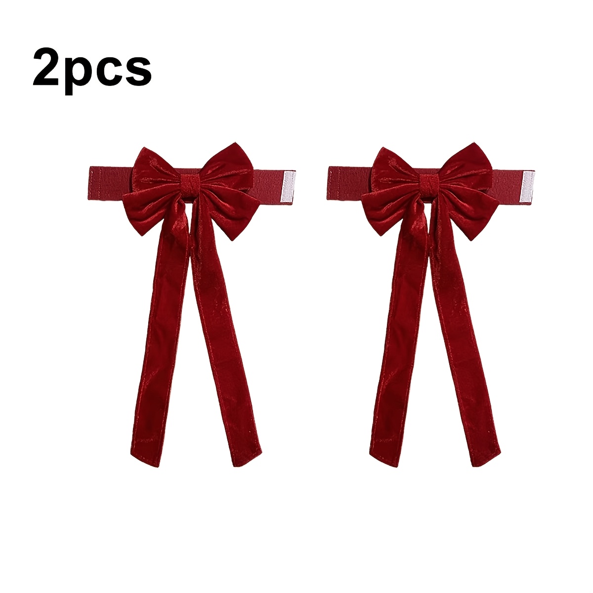 TEMU Christmas Bow Curtain Decoration Tie Christmas Decoration Holiday Decoration Window Decoration