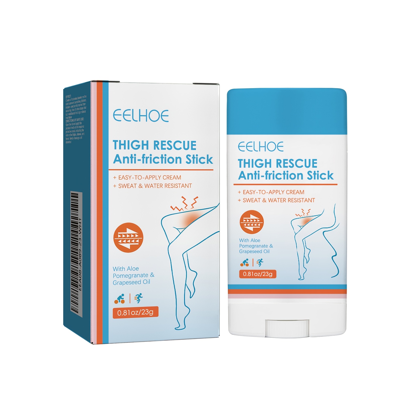 Thigh Anti-friction Stick, Waterproof And Sweat-proof, Easy To Apply, Leg Friction Protection, Crease