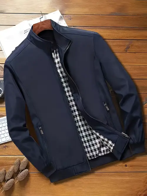 new mens jacket spring college style jacket outerwear