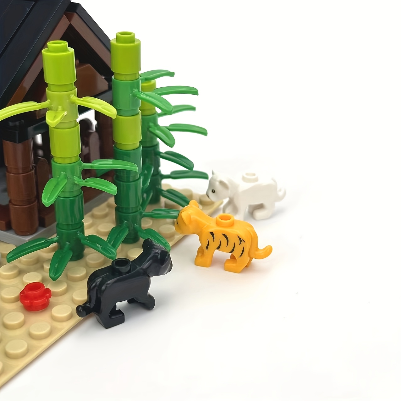 MOC Series Cottage Animal Building Blocks Set
