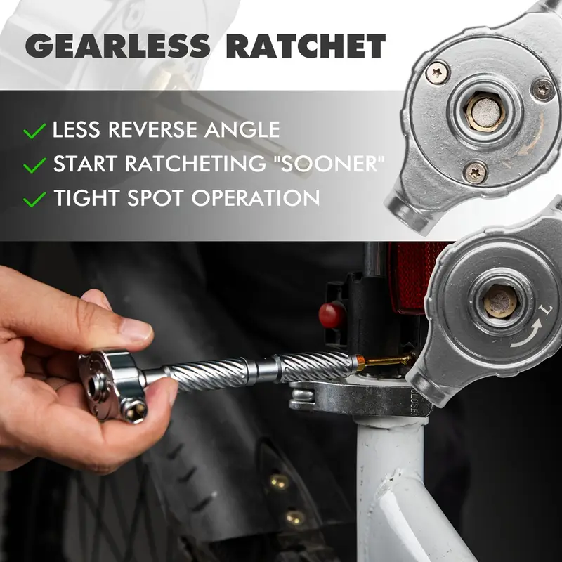 25 in 1 magnetic ratchet screwdriver set chrome vanadium steel reverse handle internal hex bits for furniture car computer bicycle diy carrying case tool kit durable construction screwdriver set Product details 5