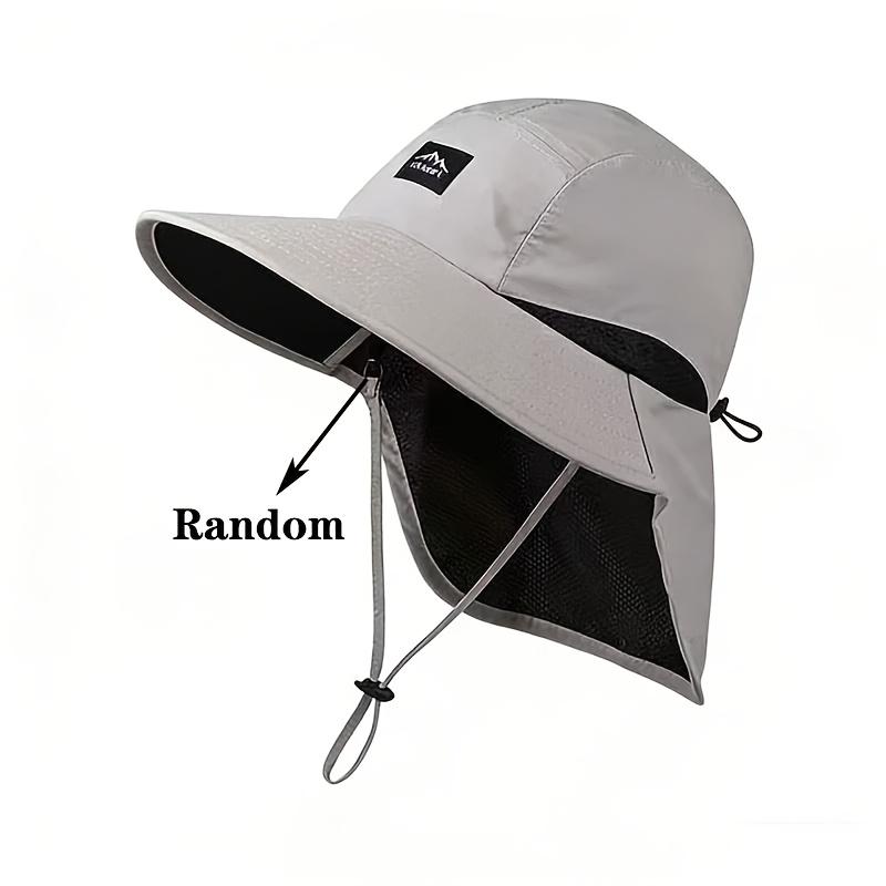 8 barv na voljo Poletna modna sončna kapa, zunanja baseball kapa z velikim - z naključnim stilom, vetrovno odporno vrvico, nastavljiva, unisex,