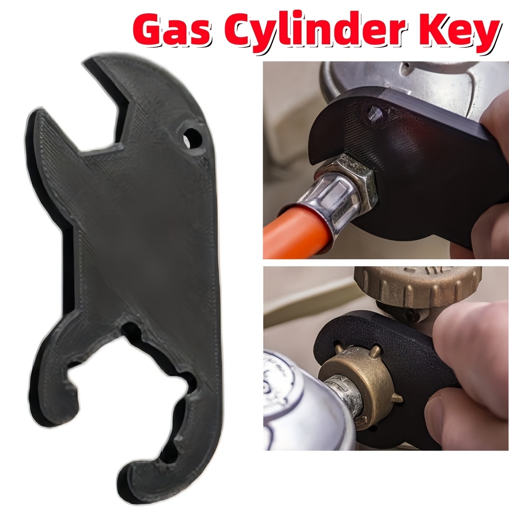 Portable Dual Head Black Outdoor Cylinder Key, , Manual Maintenance Tool For Outdoor Stoves