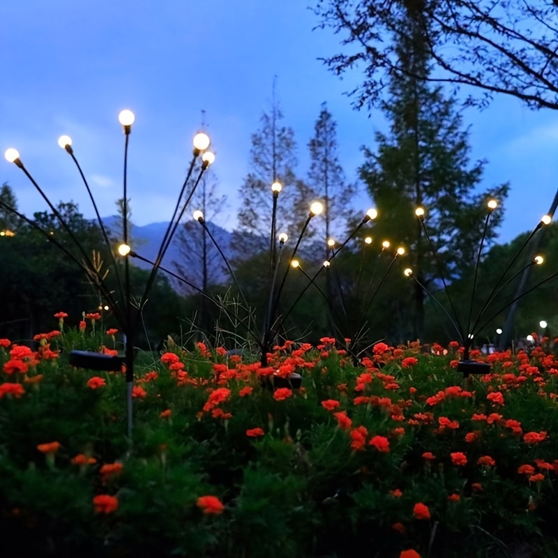 1pc Solar Firefly Lamp: Add A Magical Glow To Your, Or Party For Christmas, Halloween, Thanksgiving Easter gift Halloween Gift