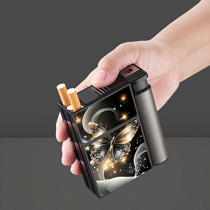 automatic case for tobacco elegant portable automatic case convenient