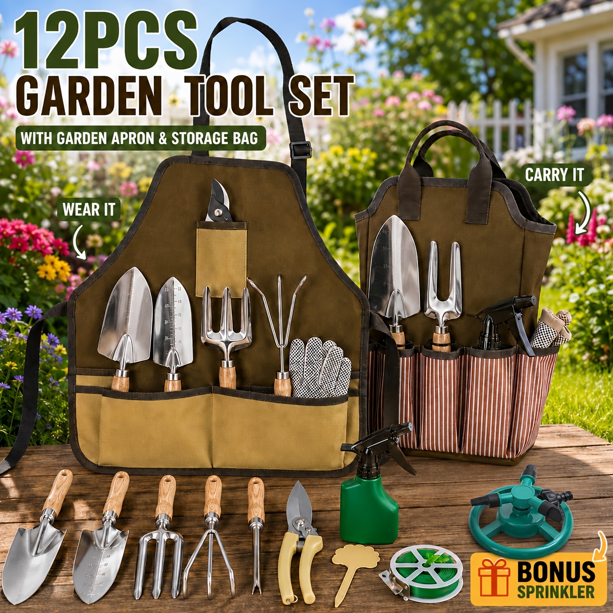 garden tools and supplies sold on Temu United States