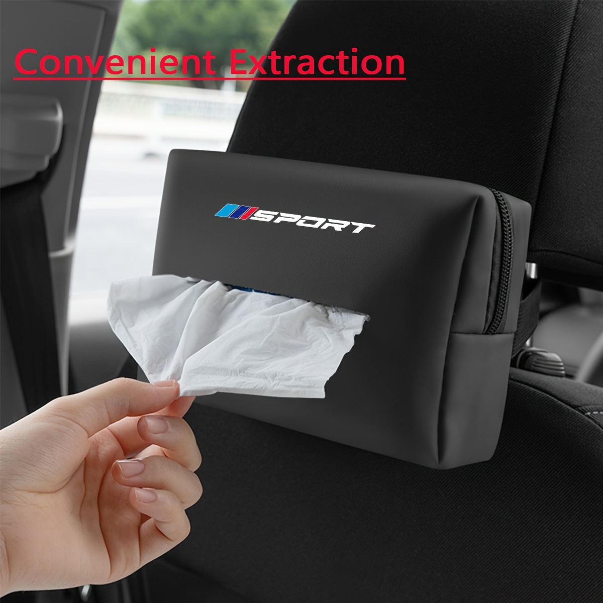 

For Bmw Car Tissue , & For Organizer – For 1 3 5 , X1 X3 X5 X6 X4 Models – Automotive Convenience Accessory, Of 1