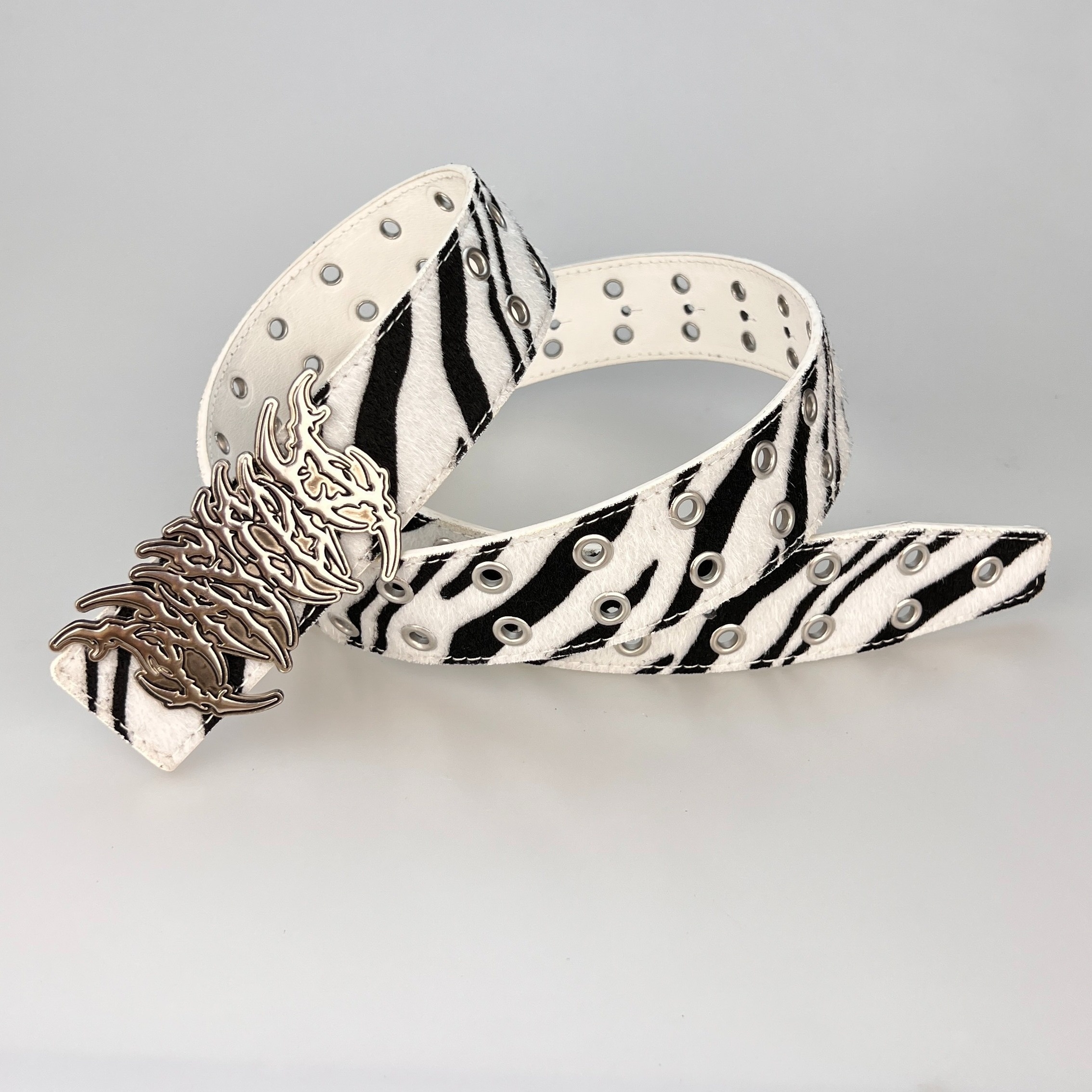 Y2K Carmen Steffens Zebra Print Adjustable Belt 61yQLreqULL._AC_UY1000_.jpg main image 2