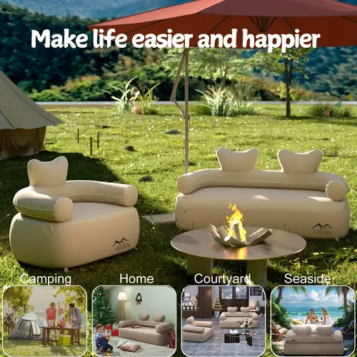 Temu Inflatable inflatable furniture sold on Temu United States