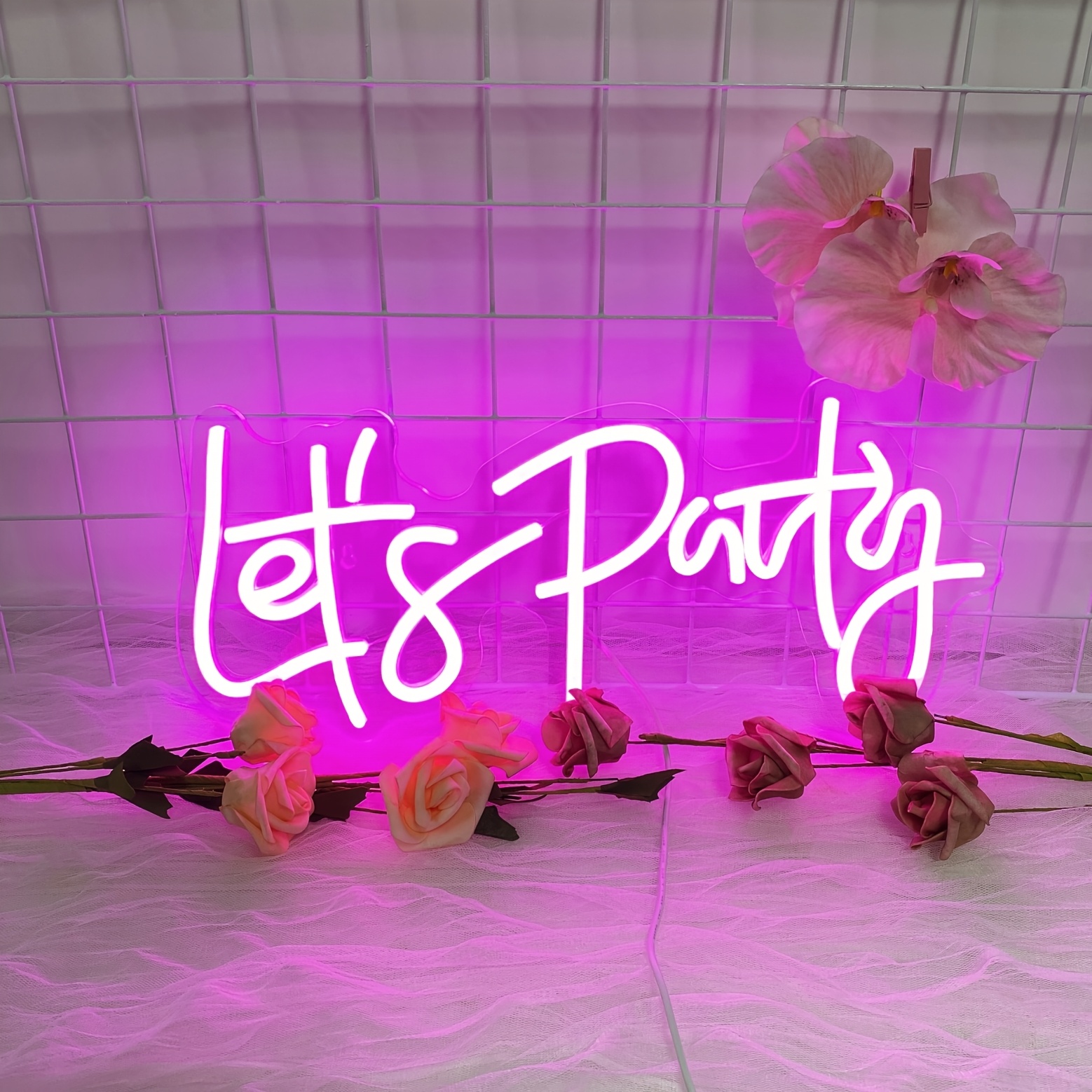 Image of Gozye Neon Sign For Celebrations, Led Lights For Bedroom Wall Decoration With Adjustable Brightness, Perfect For Wall Decor, Birthdays, Weddings, Bachelorette Parties, And Valentine's Day Presents