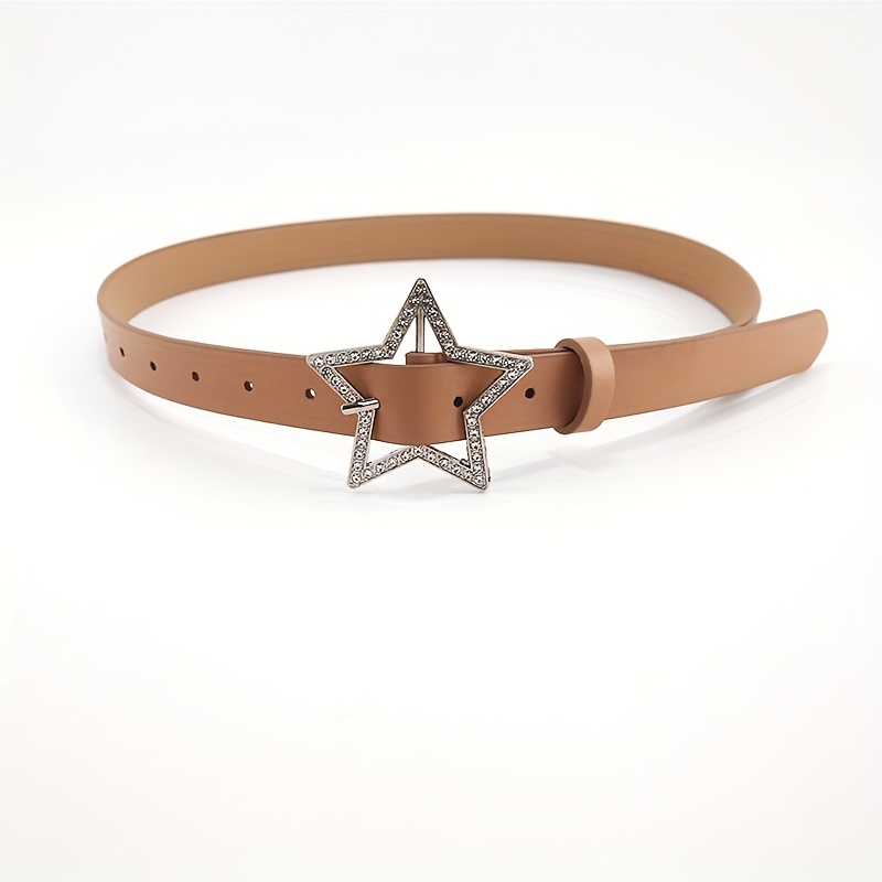 4934 American Y2k Spicy Girl Belt, Women\'s Summer Water Diamond Inlaid 1pc dopamine spicy style pink y2k belt women new - Temu main image 2