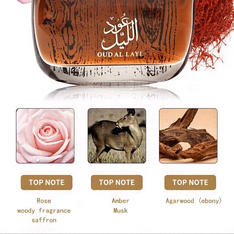 1 bottle of 100ml arabian dubai mens lasting perfume luxurious stuff style cologne and oriental cedar bottle business special occasions arabian mens perfume social perfume high quality scent mens lasting perfume Product details 1