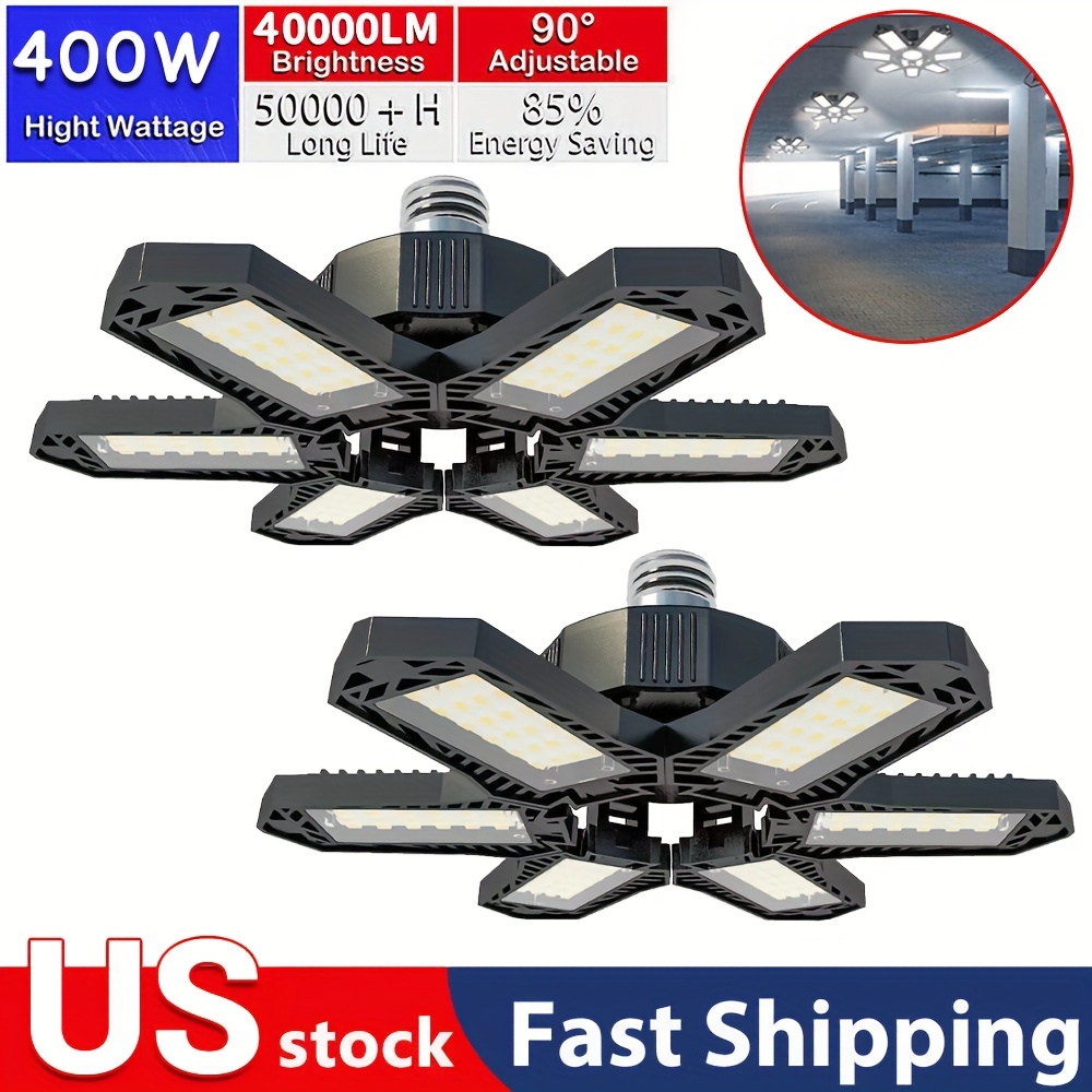 

2pcs Deformable Ceiling Led , 6500k 6+1 Panels Led E26/e27 Led For , , , , ,