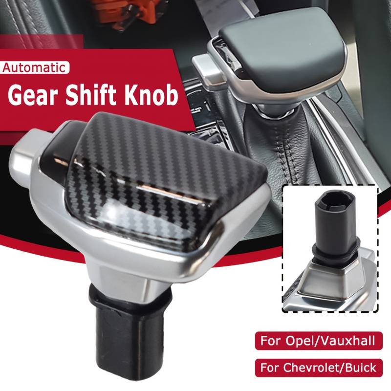 Gear Shift Lever Knob For Buick Regal – Automatic, Black With Chrome, Direct Replacement