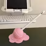 Melted Lollipop Apple Pencil Holder, Apple Pencil Clip, Stylus Pen Cup, Desktop Organizer, Creative Small Gift, Random ColorOpen in new tab.