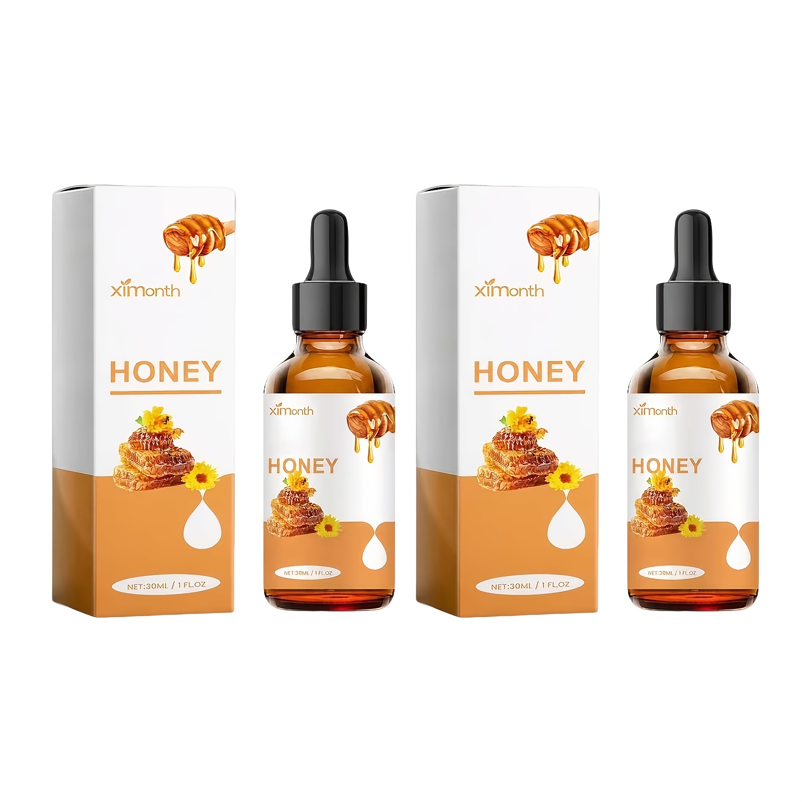 TEMU 2-pack Honey Eye Care Hydration, With Bee Honey, Moisturizes And Refreshes Eyes, Gentle Formula For Daily Use Ideal Gift For Her