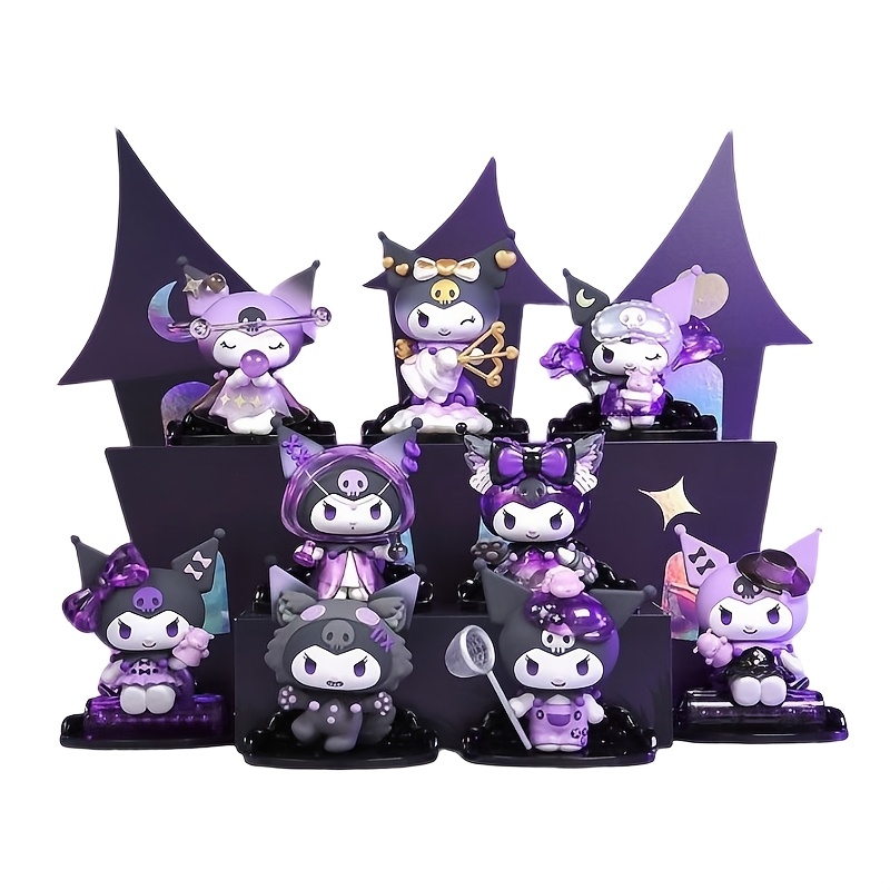 

For Hello Kitty Werewolf Kulomi Series Blind Box Collectible Figurines, Abs Material, Desktop Decor, With Random Assortment For 14+