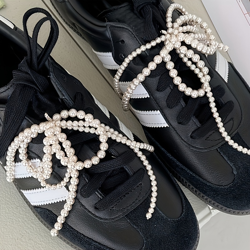 2pcs pearls bowknot shoe decoration charms sneakers dress - Temu