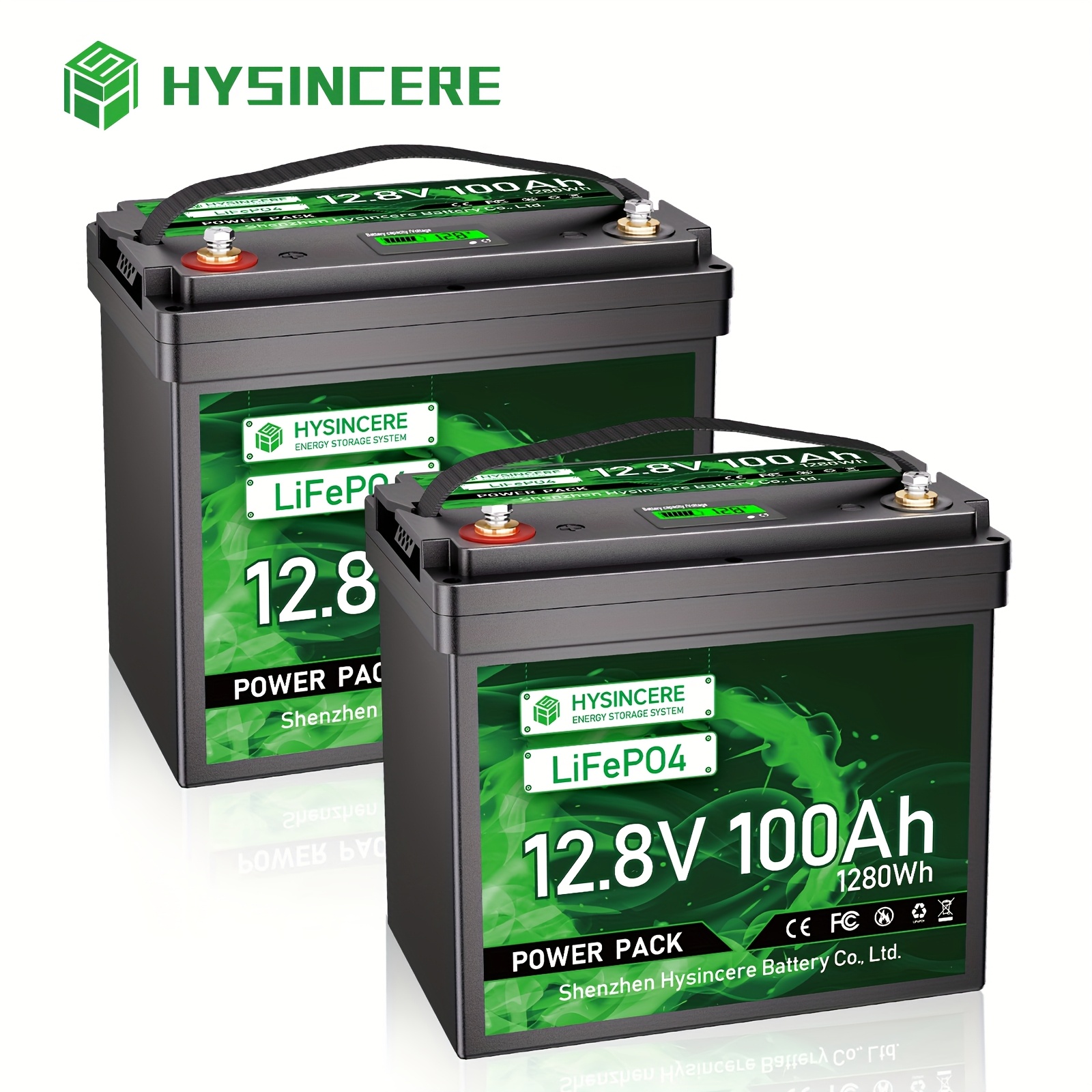 12 8v 100ah lifepo4 lithium battery   with 100a bms   for rvs   off grid   rechargeable   trolling motor   trailer 3