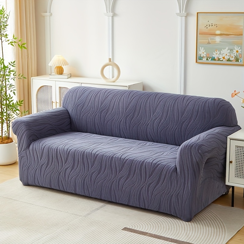TEMU Housse de Canapé en Tissu Élastique à Motif