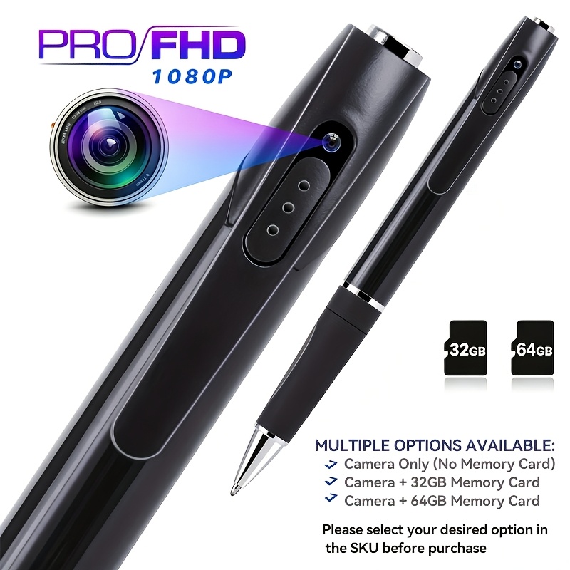 1pc portable camera with video 1080p fhd security camera indoor outdoor surveillance camera camera body camera recording small security camera   no card 32gb 64gb card specs perfect use for lectures     Product details 0