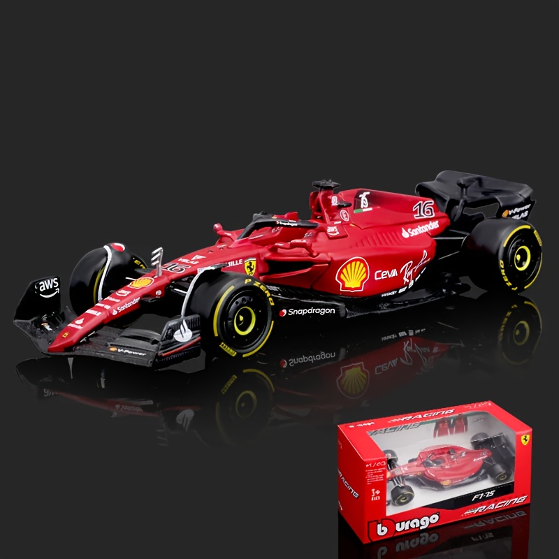 

Burago 1:43 Ferrari 2022 F1-75 #16 And #55 F1 Formula Car Die Cast Alloy Car Model, Collectible Model Racing Toys , Christmas Gift