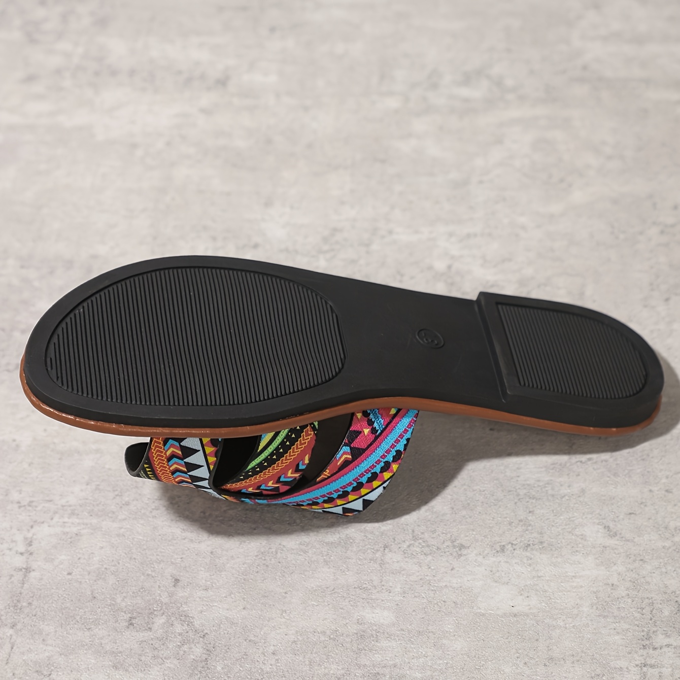 Women'S Summer Casual Slide Sandals - Open Toe, Flat Heel, Slip-On Upper with Man-Made Insole & Rubber Sole, Stylish Beach Footwear