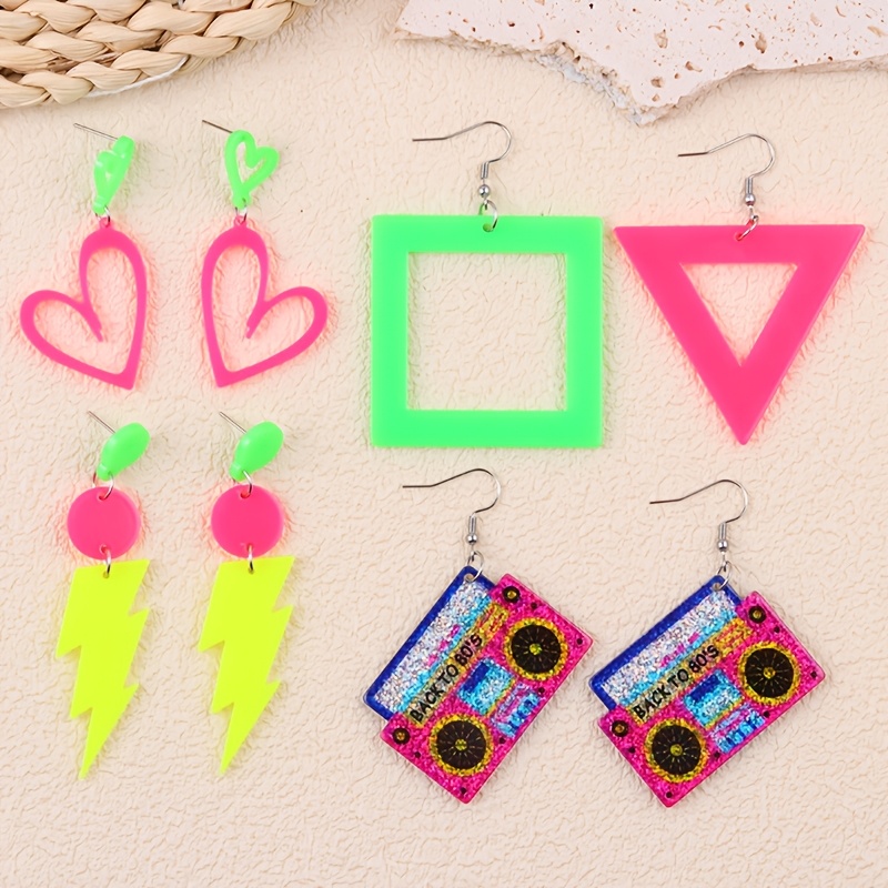Pendientes Ochenteros
