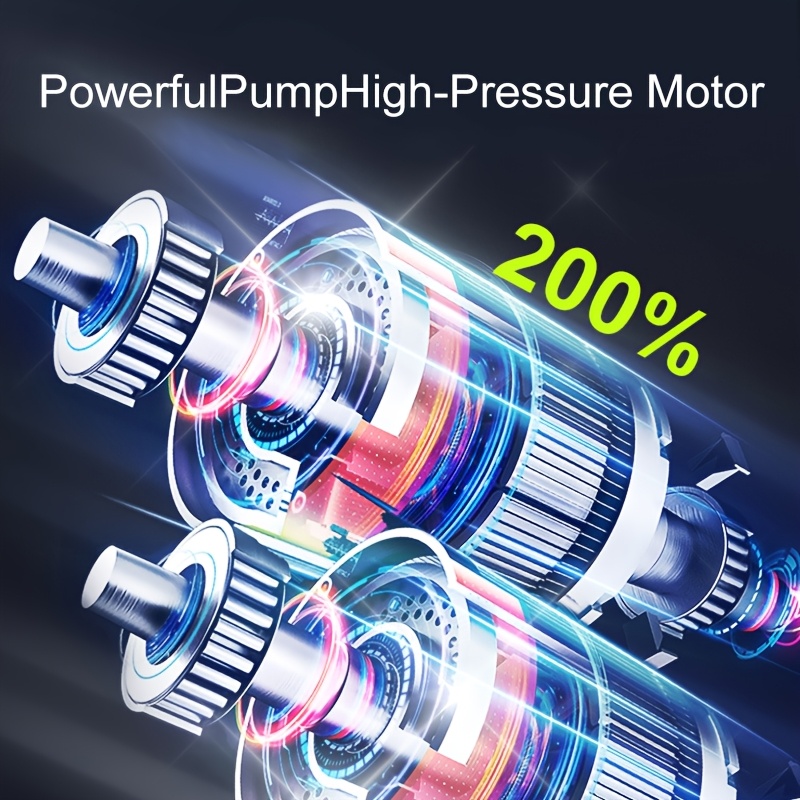 150 PSI Fast Cordless Tire Inflator with Digital Gauge for tire pressure service detail image 2