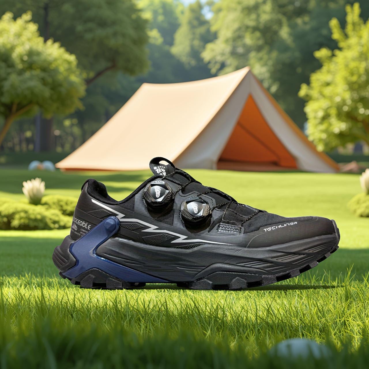Panyan Wolfcaw Men's All-Terrain -Slip Shock-Absorbing & Running Boots - ic Closure Low-Top Outdoor Sneakers with MD Sole, Breathable for trail, Gym, Urban - All-Season Comfortable Athletic Footwear