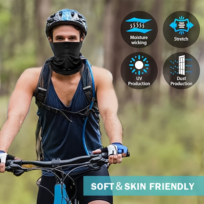 Mascara con ProteccióN UV 4 Pcs, PañUelo para La Cara, Polaina para El  Cuello, ProteccióN Solar, Bufanda Facial para Hombres y Mujeres, para  Deportes, Carrera, Ciclismo, Motocicleta, MontañIsmo, Esquí :  : Ropa