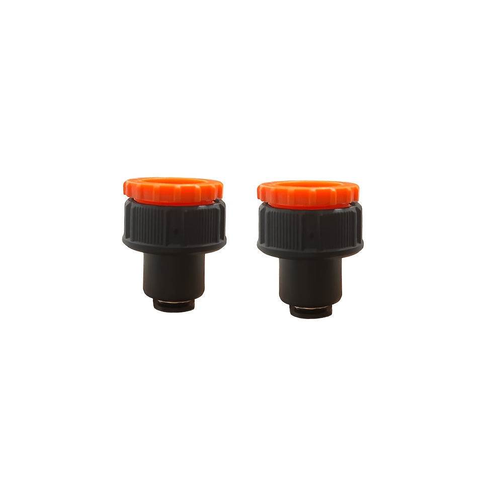 2-pack 8mm Quick Connect Fittings For Garden Irrigation And Sprinkler Systems, Compatible With 1/4" And 6mm Watering Hose Ends