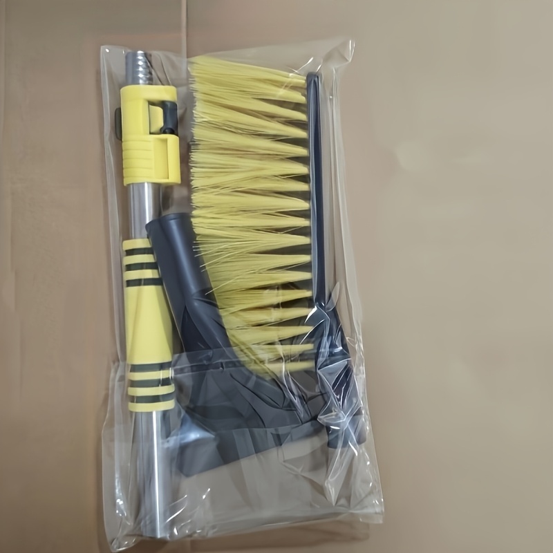 TEMU 1pc, Winter Household Daily Necessity, Multi-functional Car Tool - Pvc Material, No Electricity Required, Long Handle Ensures And In Winter