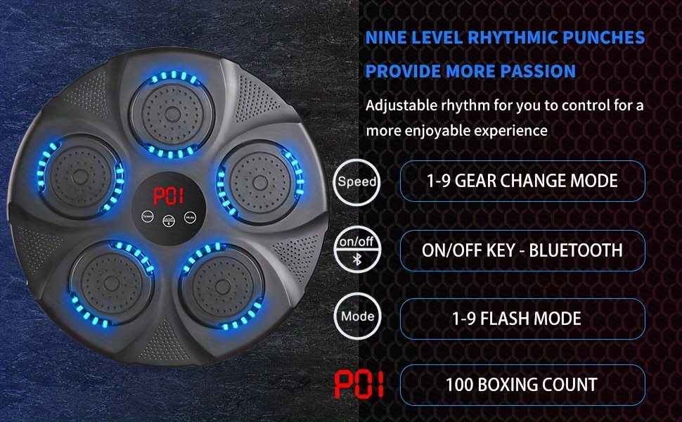  boxing machine boxing training punching equipment wall mounted boxing machine smart boxing target workout machine details 4