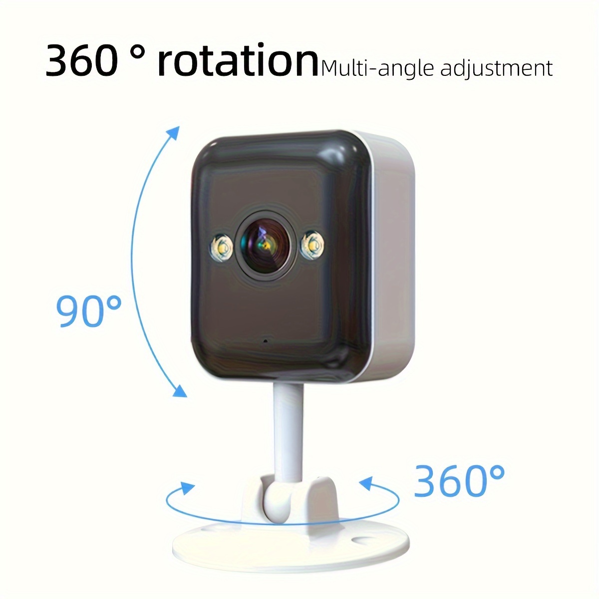   1pc 1080p full hd security camera color night vision dual way   detection built in ap hotspot mini indoor outdoor camera wall mounted usb powered compatible with   homekit smartphone control 36v max voltage no battery included details 6