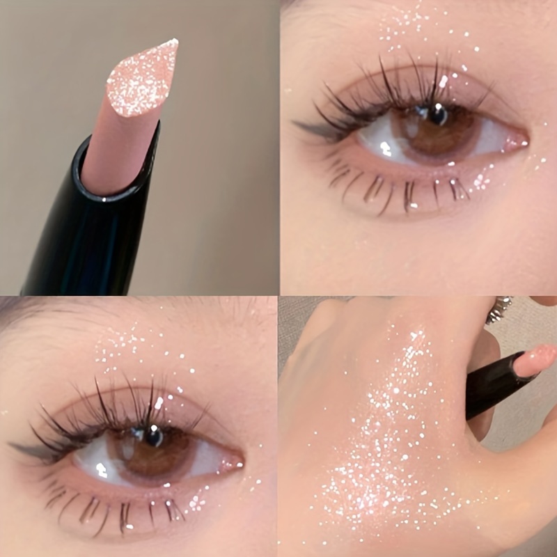   glitter highlighter clear sparkle   fluorescent eyeliner pencil eyeshadow stick 6 colors   from