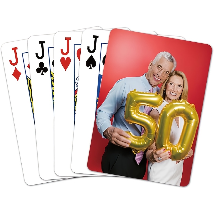 Personalized Playing Cards-Custom Playing Cards That Can Be Printed with Photos, Logos, And Images, Perfect As Personalized Gifts for Holidays, Weddings, Parties, And Business Occasions