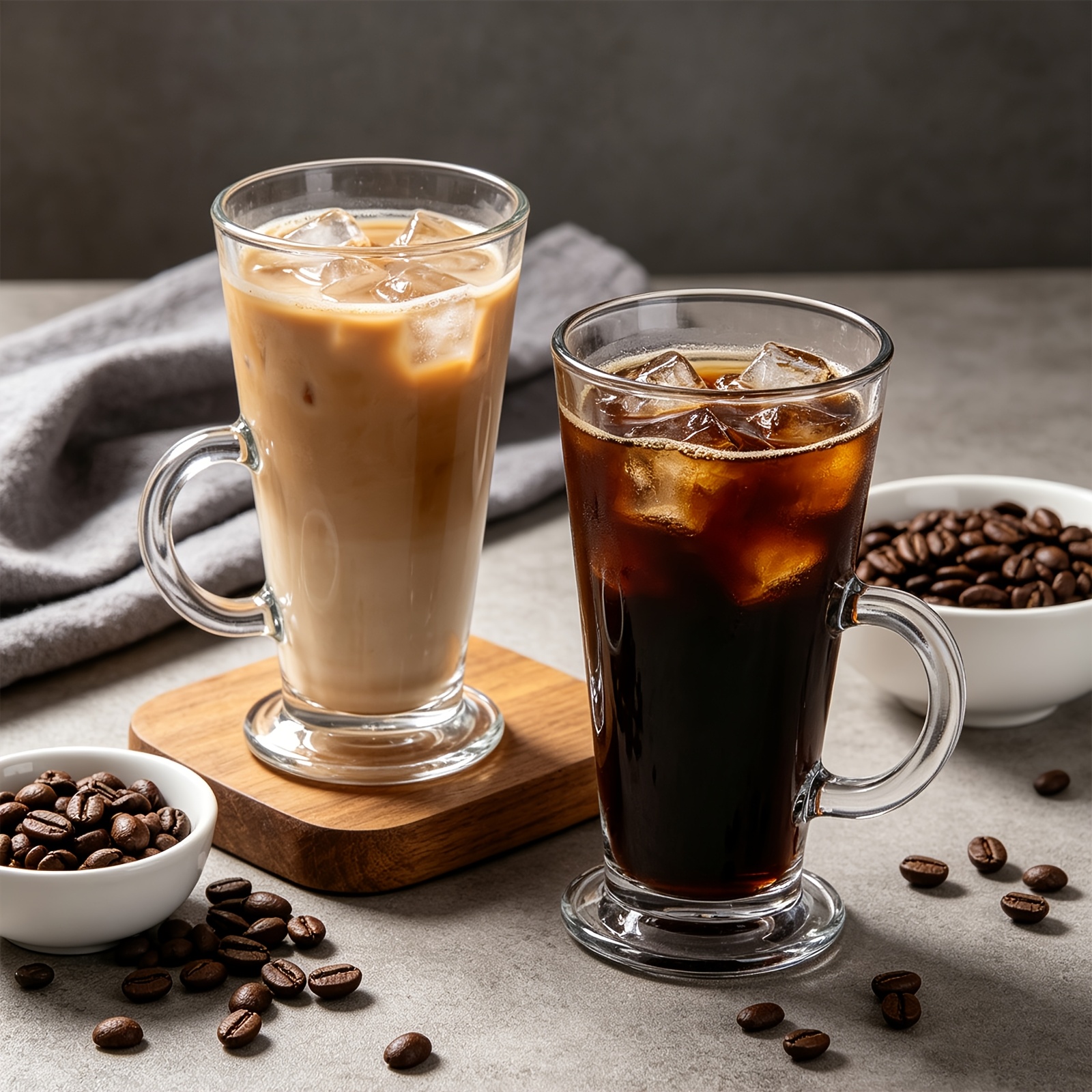 2/6pcs, Irish Coffee Cups - Tall Glass Handle Cups * Summer Iced Coffee And  Hot Chocolate, Barista Style * Glass Cappuccino And Hot Chocolate Mugs for  Latte, Cappuccino, And Hot Chocolate, Big Plain ...