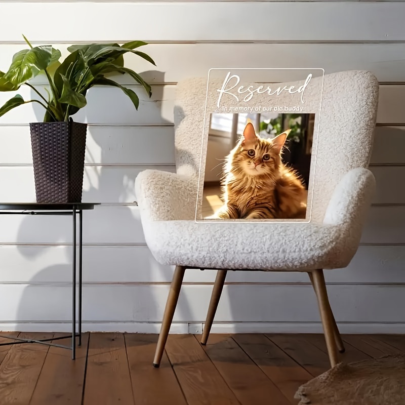 2D Flat Custom Acrylic Pet Memorial Plaque