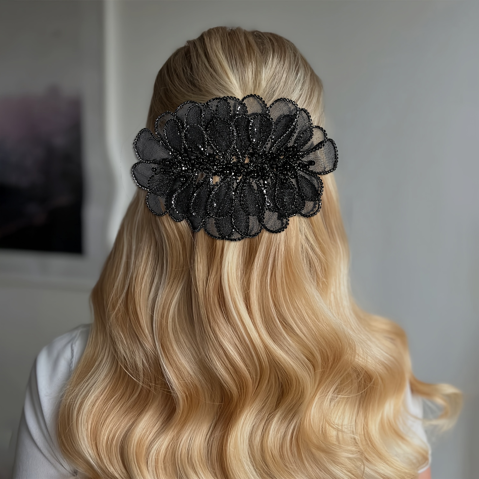 Noble Bridal Headpiece Mesh Women's Hair Accessory