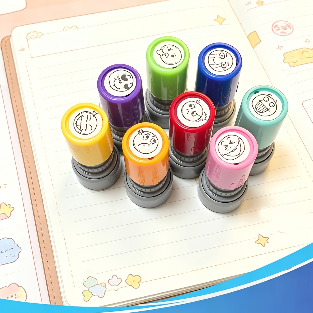 Colorful Mood Diary Stamp Set for Expression Marking