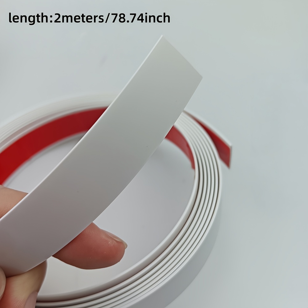 Image of 1 Roll Of Self-adhesive Edging Repair Strip | 2-meter/3-meter/5-meter Pvc Decorative Strip, , Suitable For Cabinet Repair And Furniture Renovation