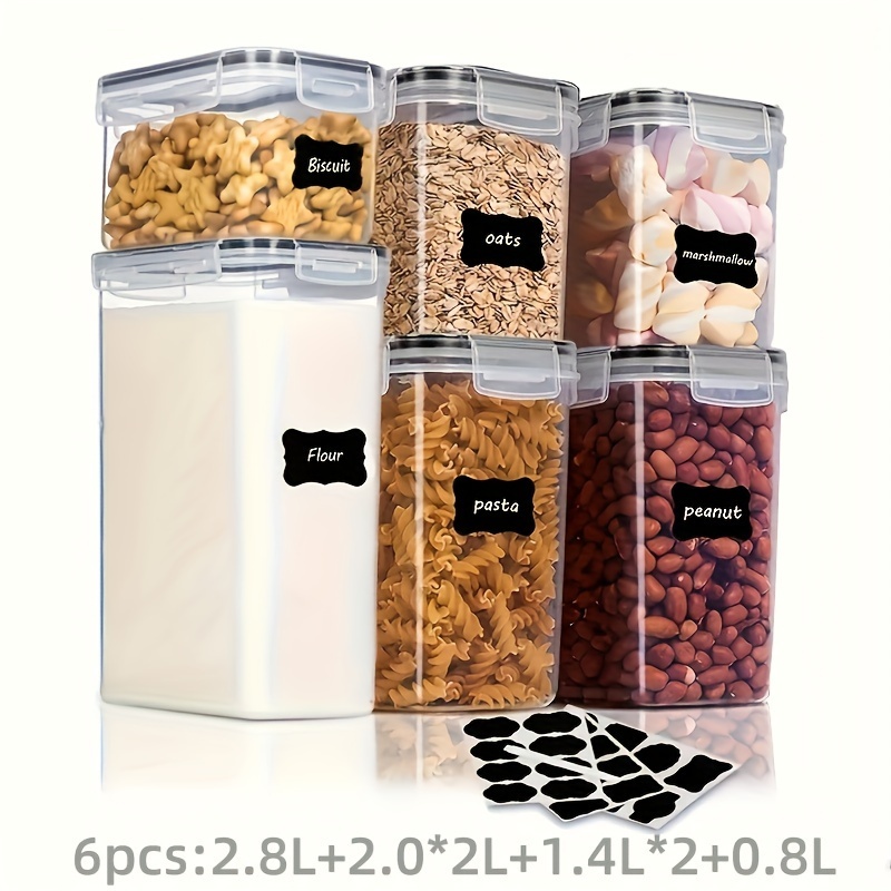 Stackable Kitchen Sealed Jar Dried Fruit Snacks Storage Containers