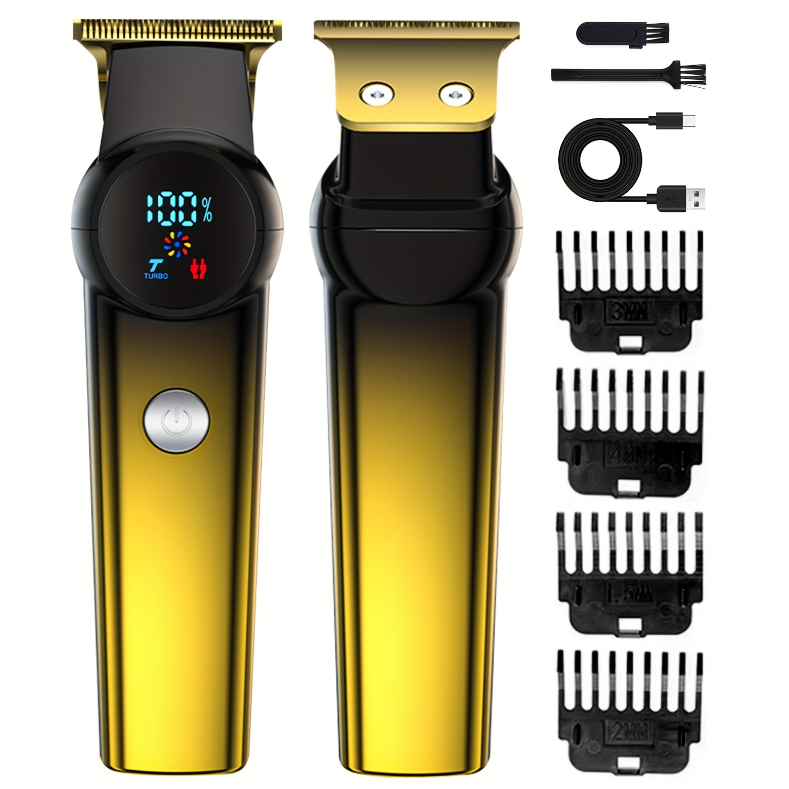 3-in-1 Set/2-in-1 Set/1pc Men's Hair Clipper Set And Beard Trimmer Set Men's Hair Clippers USB Charging Hair Clipper - LCD Power Display Suitable for Travel And Home Use, Comes with 4 Comb Attachments Men's Gift Birthday Gift Christmas Gift 13 3-in-1 Set/2-in-1 Set/1pc Men's Hair Clipper Set And Beard Trimmer Set Men's Hair Clippers USB Charging Hair Clipper - LCD Power Display Suitable for Travel And Home Use, Comes with 4 Comb Attachments Men's Gift Birthday Gift Christmas Gift - Image 13