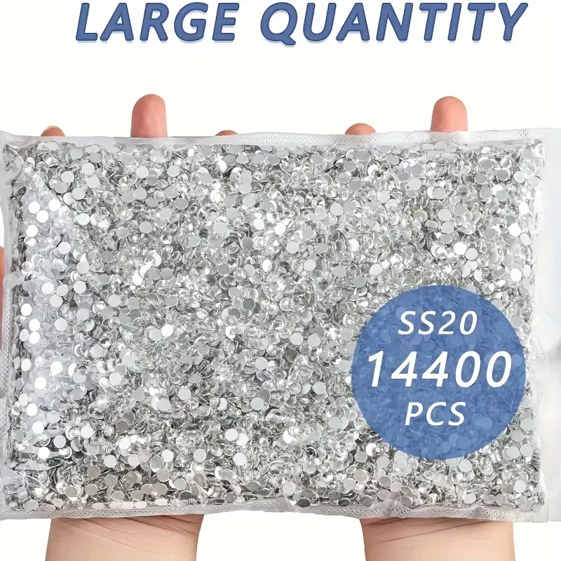 14400 2880шт плоские стразы из стеклянных кристаллов для ногтевого искусства, одежды, обуви, сумок ss3 ss4 ss5 ss6 ss8 ss12 ss16 ss30 ss34 1 3 6 6мм детали 8