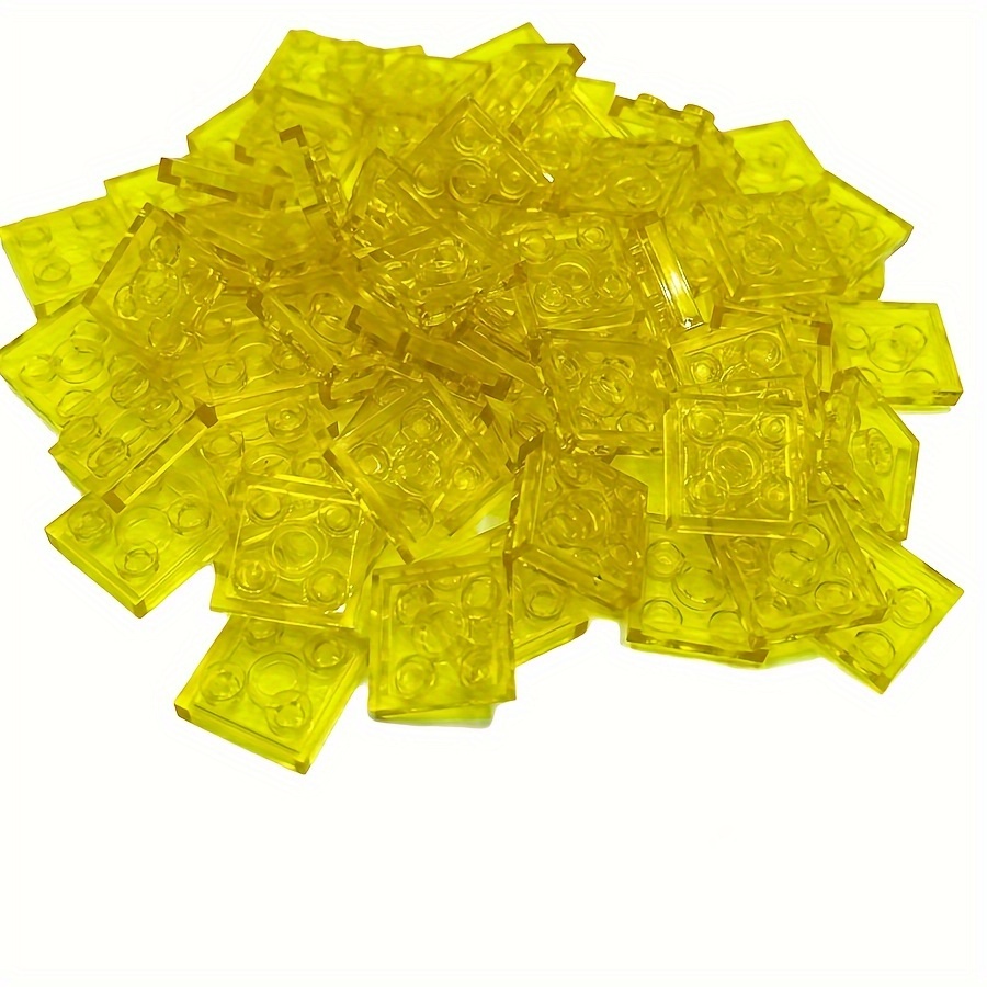 60pcs 6 Colors MOC Transparent Compatible 3022 Short Bricks Building Blocks