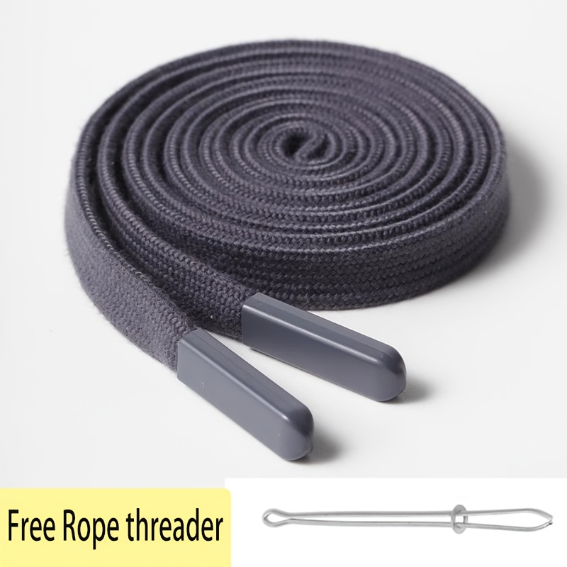 1pc Thickened Flat Belt Rope, Hoodie Drawstring, Trousers Belt Rope, Sports Pants Lace Waist Belt Rope