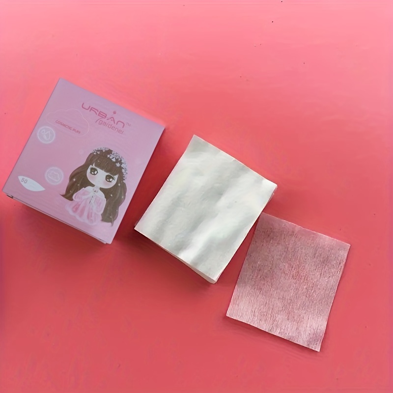 100pcs/2boxpcs Travel Pack Single-layer Pads Makeup Tools Makeup Remover Wet Pads