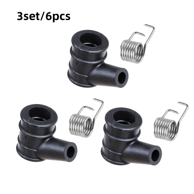 TEMU Spark Plug Guide Terminal Kit With Spring And Rubber Cap, Distributor Connector, Suitable For Mc 5 Ignition Coil, Compatible With 2-stroke